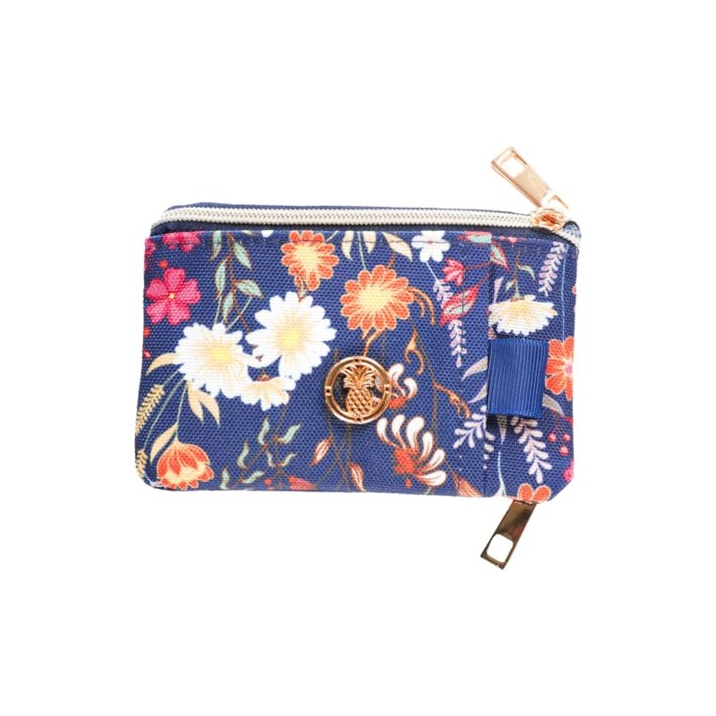 Simply Southern Printed Navy Field Zip Wallets