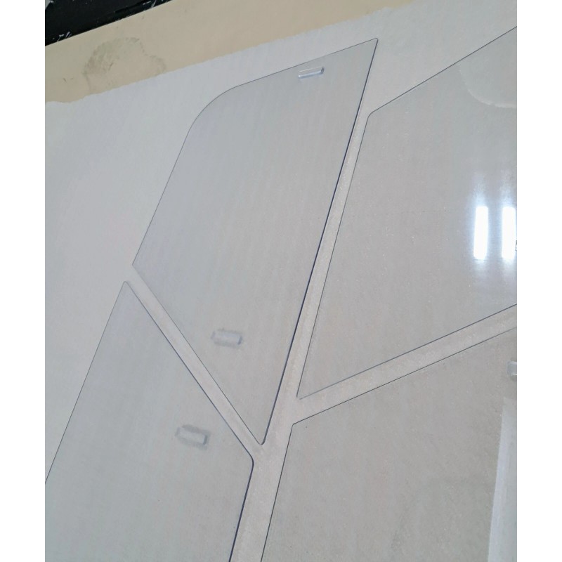 DAXCNC MG MGA NEW SIDE CURTAIN SLIDING WINDOWS SET 1956-1962