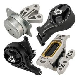 Torchbeam Engine Motor Mount and Trans Mount Fit for Buick Regal 2011-2013 2.0L/2.4L, Buick Lacrosse 2011 2.4L, Replace A5502,A5501,A5537,A5532, 4PCS, Engine Mounts and Transmission Mount