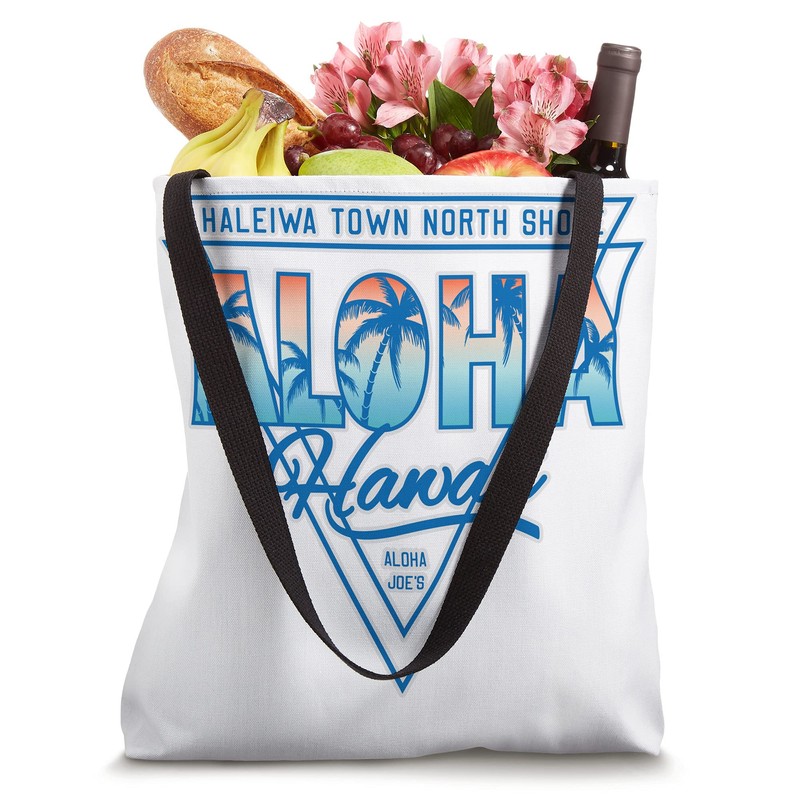 Aloha Palm Tree Sunset Tote Bag