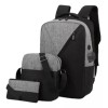 Yuqing Mochila Antirrobo Carga Usb Escolar Laptop Casual 3 Piezas