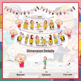 Seyal® Stewe Grifin Theme Birthday Party Supplies