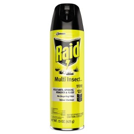 Raid 300819 15 oz Multi Insect Killer Aerosol Spray (12/Carton) New