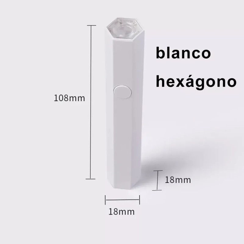 Lampara Uñas Led Uv Profesional Mini Secador De Portátil