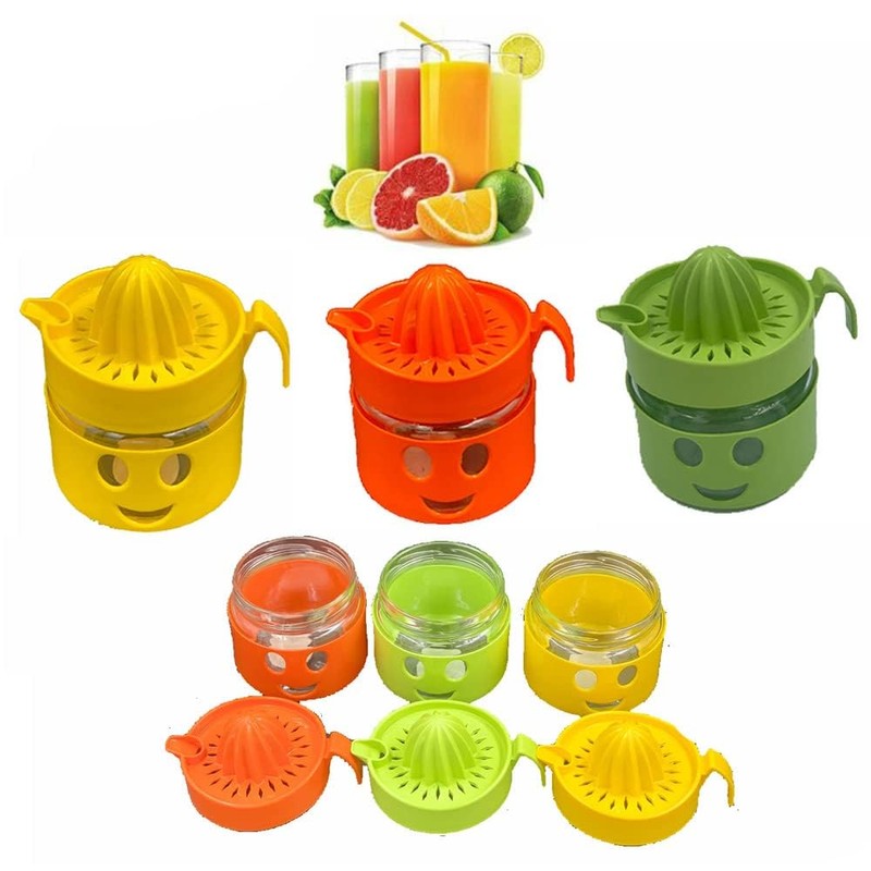 Buy-Simplicity® Glass Manual Fruit Juicer Hand Press Lemon Lime Orange