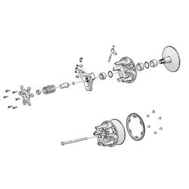 Polaris Snowmobile SPRING-CLUTCH DRIVE 165/310, Compatible with Polaris Models for Perfect Fit, Genuine OEM Part 7045965, Qty 1