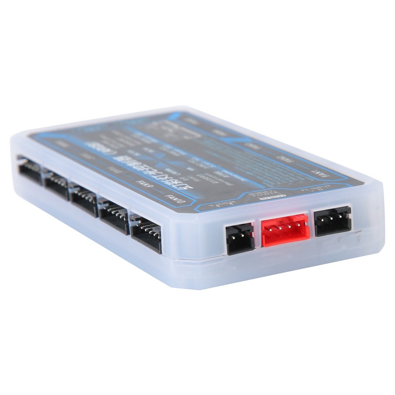 Fan Hub Computer Cooler System PH2.0 4‑Pin LED1‑LED2 FAN1‑FAN10 5V