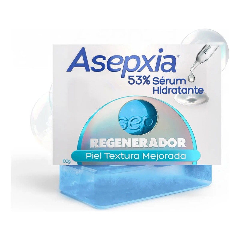 Asepxia Jabón Barra Regenerante Cara Cuerpo 100g