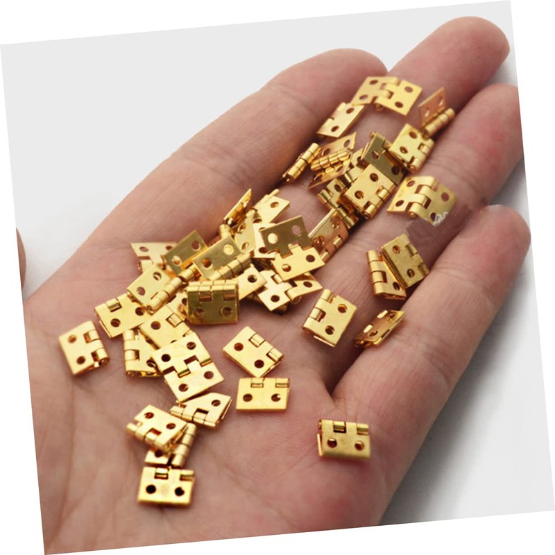 HOMSFOU 30 Pcs Box Mini Hinge Hinges for Kitchen Cabinets