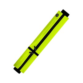 EVEREPIC Waterproof Running Bumbag with Zippers&Stretch Waistband-360° Reflective Strips Unisex Sport Belt Bag for Jogging, Gym-Secure Phone Holder Running Accessories (Men/Women) (Bright Yellow)