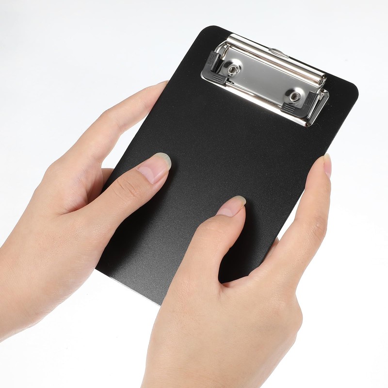 30 Pack Mini Clipboards, 4 x 6 Inch Plastic Memo