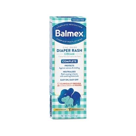 Balmex Zinc Oxide Diaper Rash Cream 4 oz (Pack of 9)