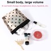 Mini Toiletry Bag with Zip, 4 Pieces Mesh Cosmetic Bag