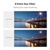 K&F Concept 82mm Star Filter Kit, 4 Points 6 Points