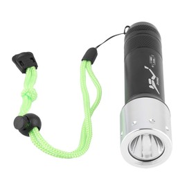 eecoo LED Dive Torch, T6 6000LM Waterproof Flashlight, 100M Underwater Photography Fill Light with 3 Adjustable Lighting Modes for Diving, Mountaineering, Adventure, Camping