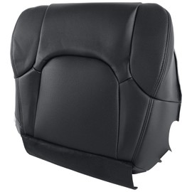 CARBBIA Front Driver Side Bottom Seat Cover Replacement Left Compatible with Nissan Frontier 2005-2021 Black
