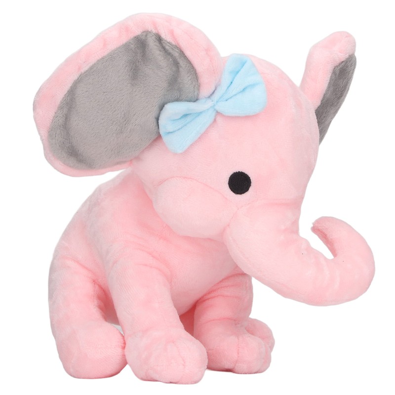 Elephant Plush Toy Multipurpose Cute Safe Comfortable Soft Fluffy Stuffed