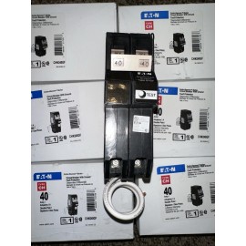 Eaton NEW Eaton CHN240GF 40 Amp 2 Pole 240V GFCI Ground Fault Circuit Breaker