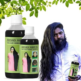 Generic Adiwasi Hair Growth Oil 100 ML Ayurvedic Adiwasi Herbal Kesh tel with Natural Rosemary essential & Biotin for Control Hairfall anti-dandruff PACK OF - 2