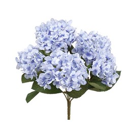Arcadia Silk Plantation 14" Hydrangea Bush x5 Delphinium Blue (pack of 12)