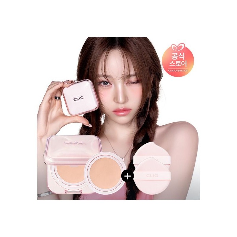 Clio [클리오] [NEW] 킬커버 메쉬글로우 에센셜 쿠션 기획세트 [본품 +