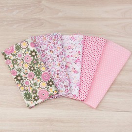 Houlife 5-10 Pieces 100% Cotton Floral Printed Handkerchief Elegant Hankies for Women Ladies Girls Wedding Party