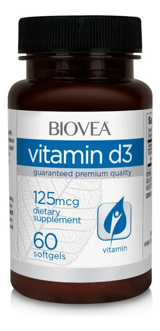 Biovea Vitamina D 60 Softgels Suplemento Vitalidad 112026
