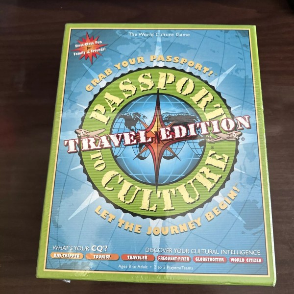 H&H Global Passport to Culture Travel Edition Board Game Sealed
