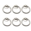 bnafes Drawer Ring Pull Drop Ring Knobs in Silver Tone
