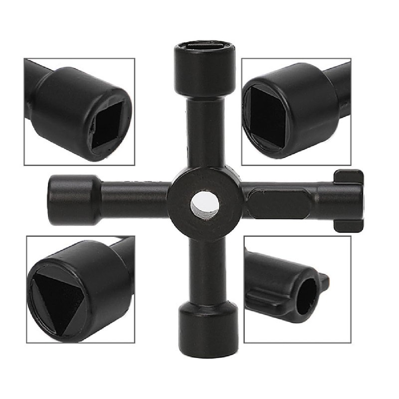 1 x 4-way multifunctional utility key, universal cross key, control