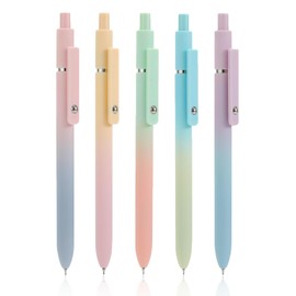 Lucarni Gel Pens,Fine Point Black Ink Pens With Smooth Wirting,Qucik Dry Pens For Journaling,Cute BallPoint Pens, Office School Supplies Gifts Women Men Student(Gradient Morandi)