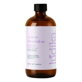 Hebbe Cosmetics - Aceite De Almendras Dulces, Uso Cosmético, Ideal para piel cabello y uñas, Lúdika 500 ml - 500 ml - Top Quality