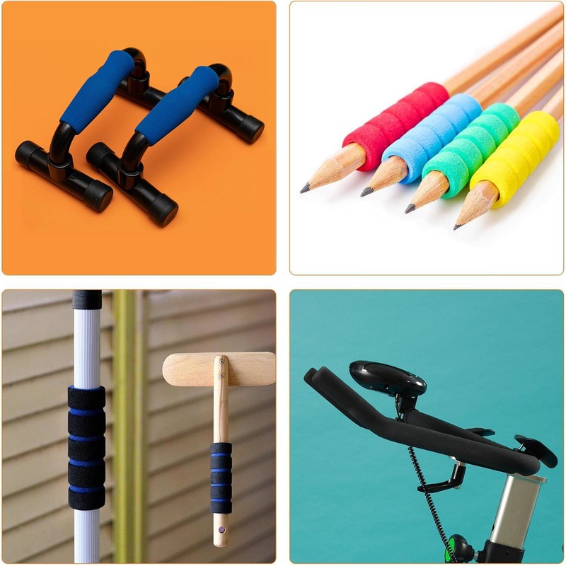 TOP-VIGOR Foam Grips 25mm Inner Diameter 5mm Wall Thickness 1.5M