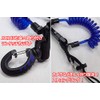 Snappy Coil Lanyard Blue IST