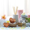Garneck 2Pcs Wooden Heart Ornaments Handheld Heart Lucky Charm Special