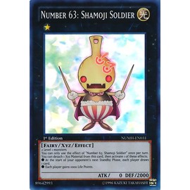 YU-GI-OH! - Number 63: Shamoji Soldier (NUMH-EN031) - Number Hunters - Unlimited Edition - Super Rare