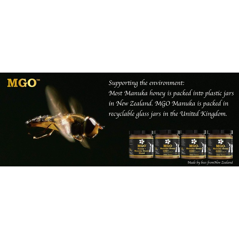 MGO 250 g Methylglyoxal 300 mg/kg Manuka Honey