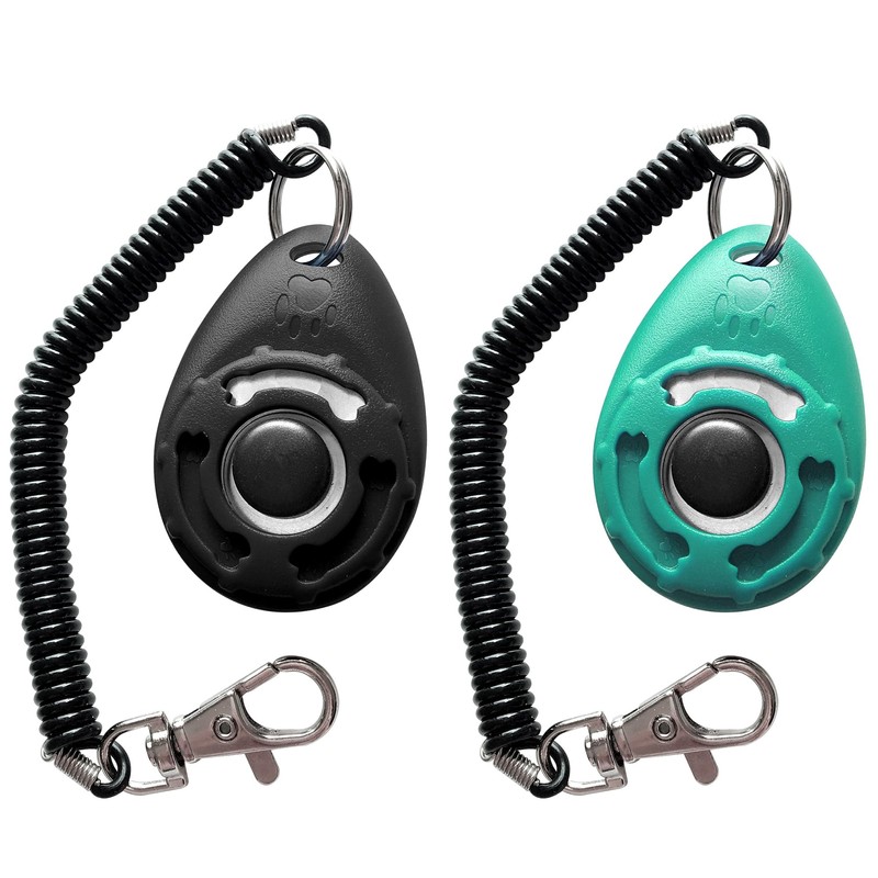 HoAoOo Pet Training Clicker with Wrist Strap - Dog Training