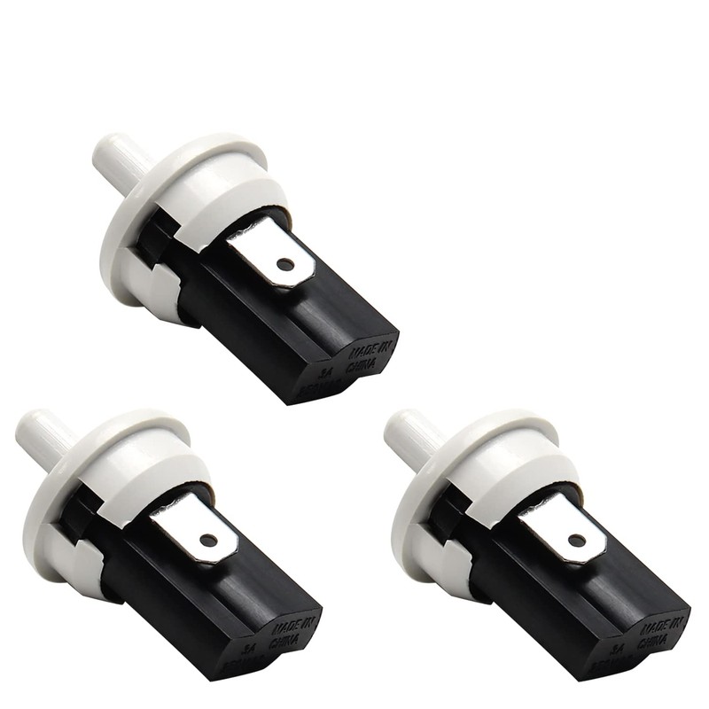 Fielect Pbs-05 Refrigerator Door Light Switch Momentary Fridge Switch Normally