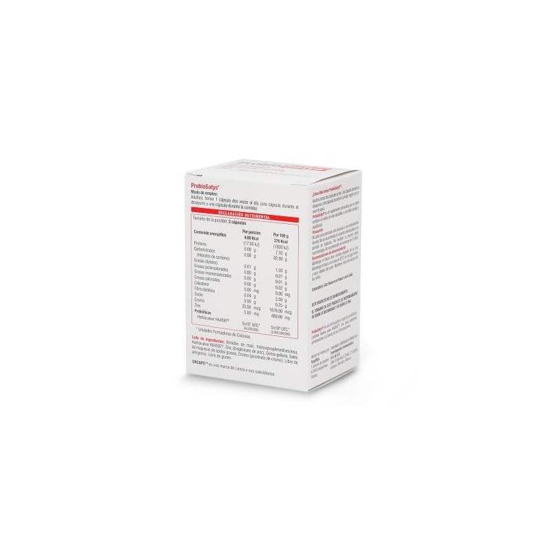 Probiosatys (Probióticos y Minerales) Suplemento Alimenticio - Caja con 60