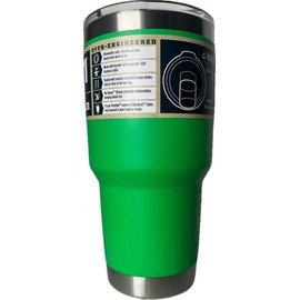 YETI Rambler 30 oz Tumbler, Stainless Steel, Vacuum Insulated with MagSlider Lid, Verde
