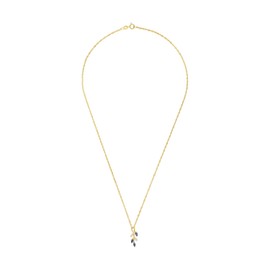 Amor 2014272 Women's Necklace with Pendant with Synthetic Zirconia 45 cm Silver Comes in Jewellery Gift Box, Gold 375/9ct, Synthetic zirconia.