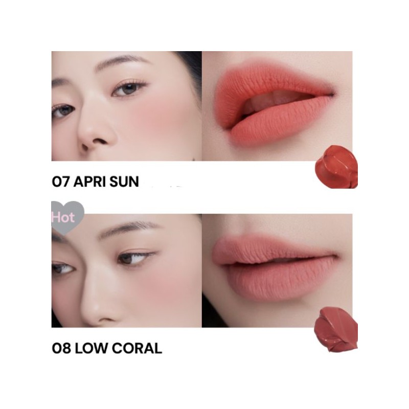 OIAD Silver Pulse Moussecream Lip&cheek 7.5g, Color:POSY BRICK