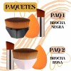 Universo en Linea Kit Brochas Maquillaje Belleza Contorno Esponja Beauty