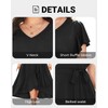 Talisea Black Plus Size Formal Dress Cocktail Wedding Guest Split
