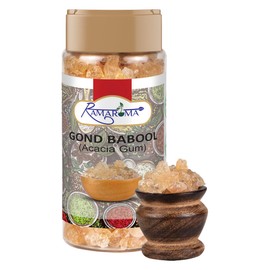 Indian Gum Arabic Tree Acacia Fiber Gum Organic (Babool), Indian Gum, Acacia Fiber Gum Pure Organic, All Natural, Salt-Free | Vegan | No Colors | Gluten Friendly | NON-GMO, 3.5oz (100g)