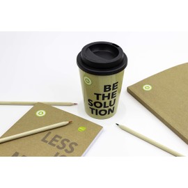 eco nature - Eco Friendly, Portable and Reusable Coffee Cup | Environmentally Friendly Slogan Cup | Perfect for Use On The Go | Great As a Gift