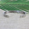 JoycuFF for Mom Mother from Daughter Mon Bracelets Encouragement Cuff