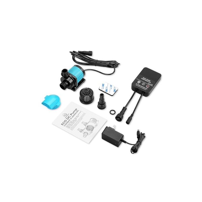Bomba de agua DC 320GPH para acuario, nano de 20
