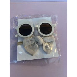 Unbranded Baby & Toddler Girl  Sunglasses and Headband Set
